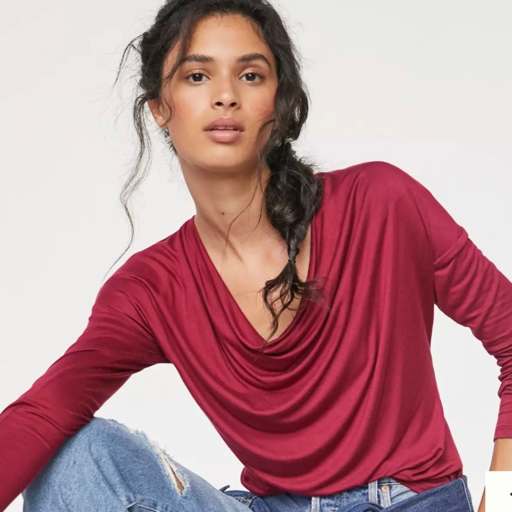 Anthropologie ⭐️NWT⭐️ size XS plum top